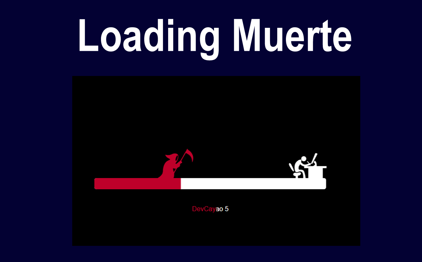Loading Lineal Animado - Muerte