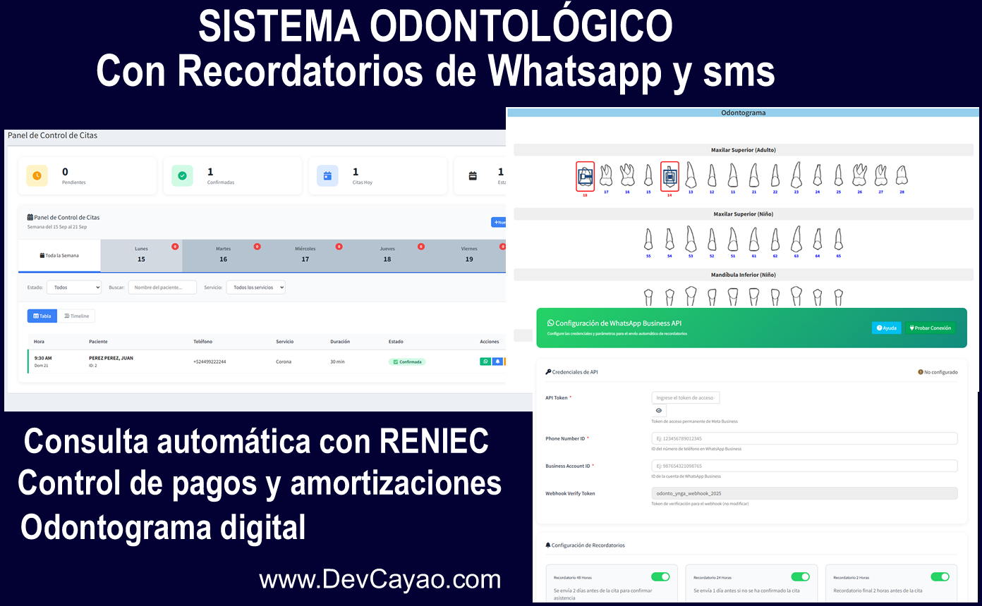Sistema para Clínicas y Consultorios Odontológicos