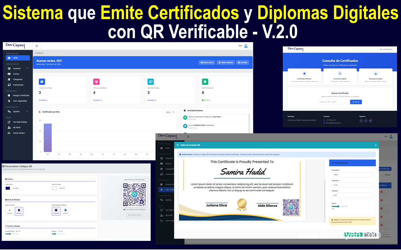 Sistema de Certificados Y Diplomas - Pro v.2.0
